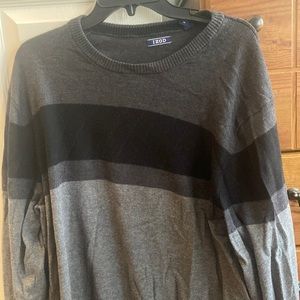 Mens Grey striped shirt